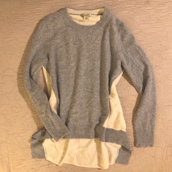 Vertical designs cashmere high low sweater - Picture 1 of 9